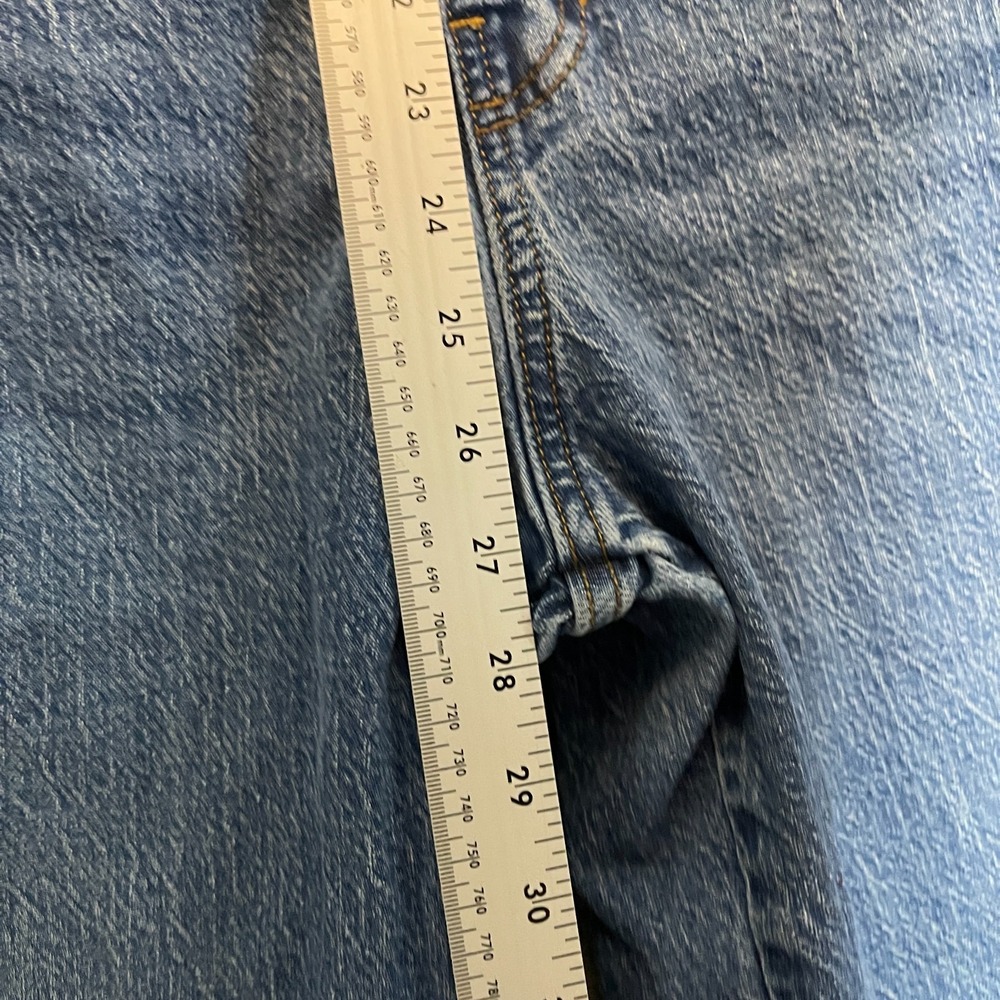 Universal Thread Women Denim Bib Overalls 14 Tapered 90s Grunge Y2K Effortless - Picture 9 of 12